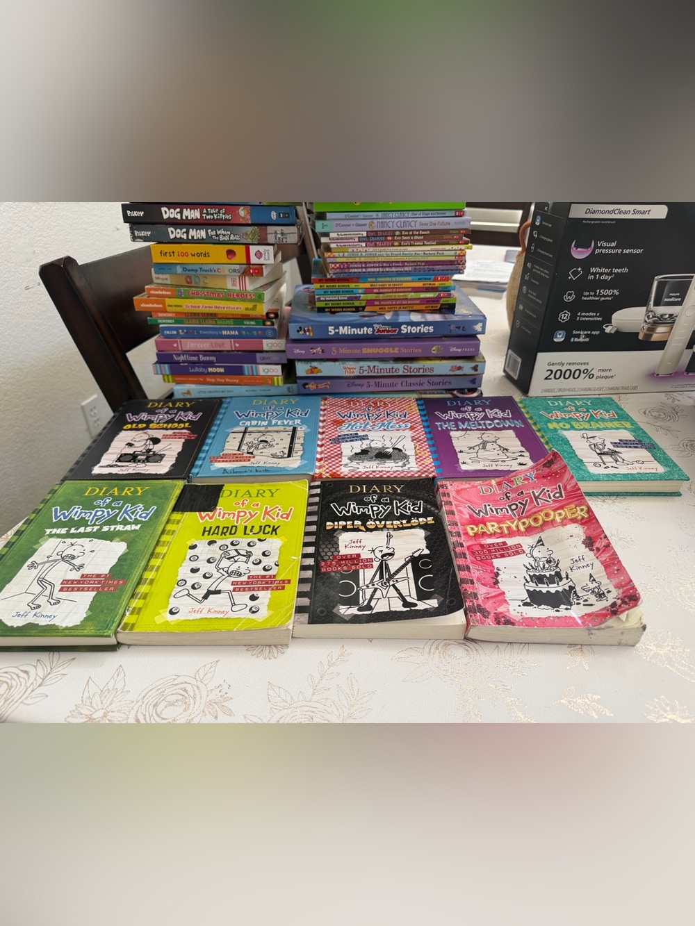 Diary of a Wimpy Kid Book Lot (9 Books) – Jeff Kinney Chapter Book Collection